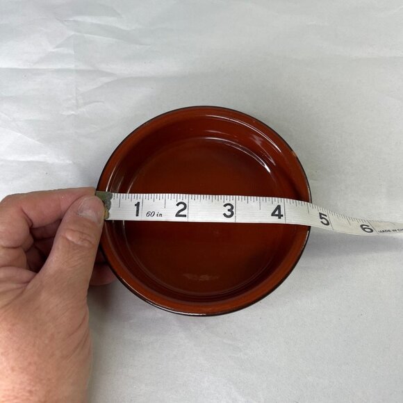 Cermer Ramekins 4.5” Creme Brulee Flan Baking Dish Dessert Terracotta Pottery - Picture 4 of 4